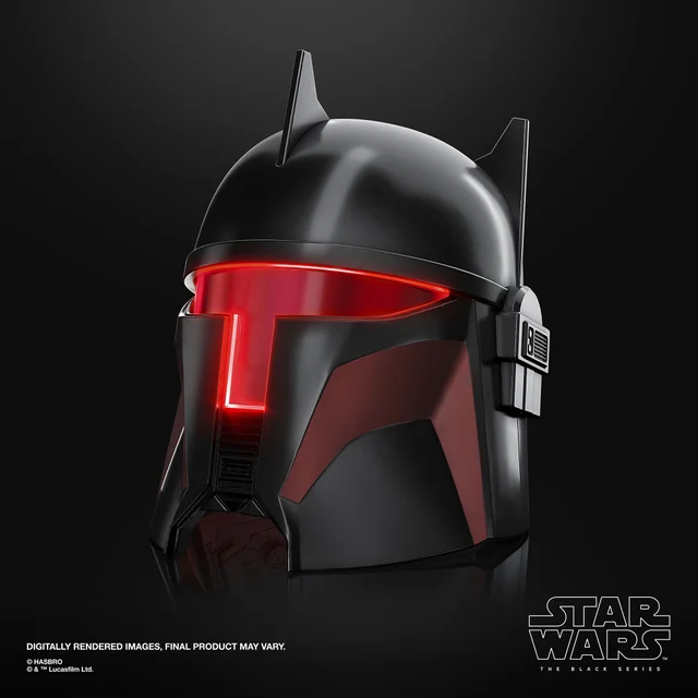 Hasbro Star Wars The Black Series Moff Gideon Premium Electronic Helmet with Light FX, Adult Roleplay Item