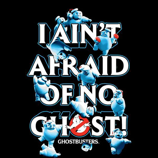 Ghostbusters I Ain't Afraid Of No Ghost Men's T-Shirt - Black