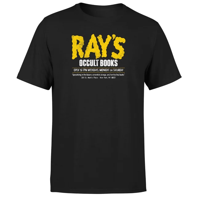 Ghostbusters Ray's Occult Books Men's T-Shirt - Black