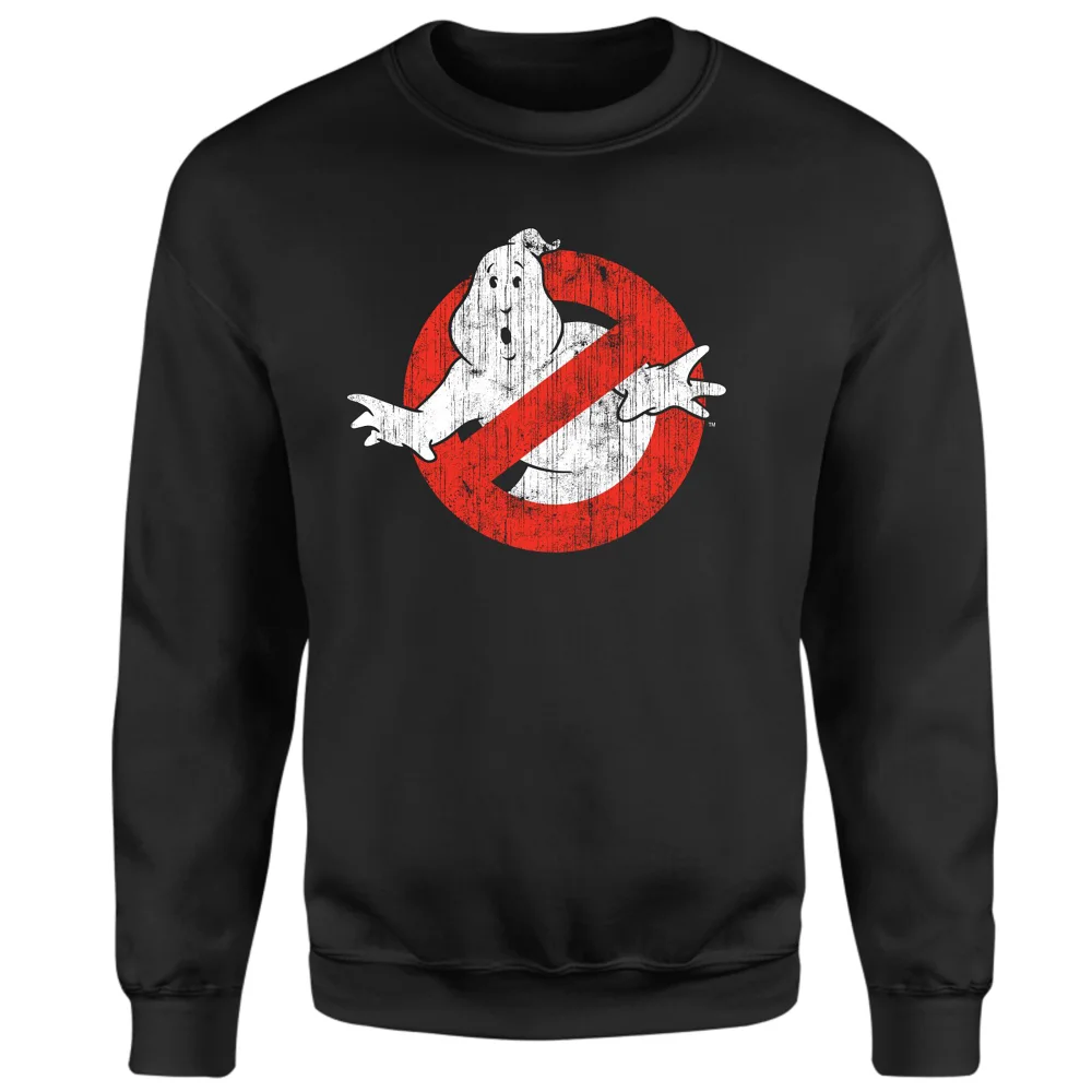 Ghostbusters Vintage Classic Logo Sweatshirt - Black - L Image 1