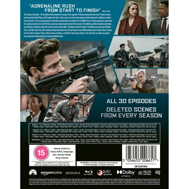 Tom Clancy's Jack Ryan - The Complete Series Blu-ray