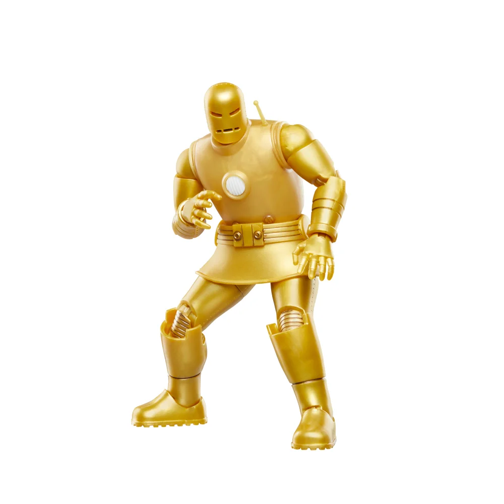 Marvel Legends Series Iron Man (Model 01 - Gold) 6" Retro Comics Collectible Action Figure Image 1