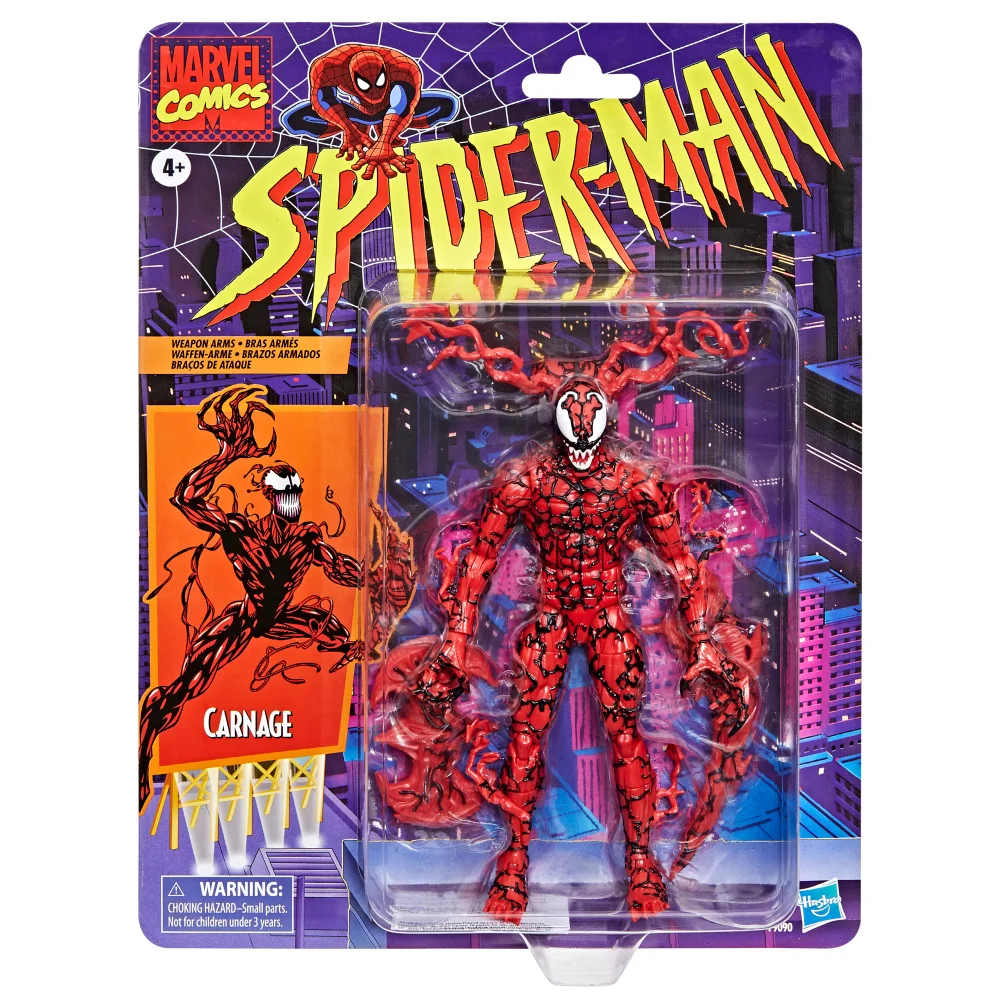 Marvel Legends Series Carnage, Marvel Comics Collectible Action Figure (6”) Image 1
