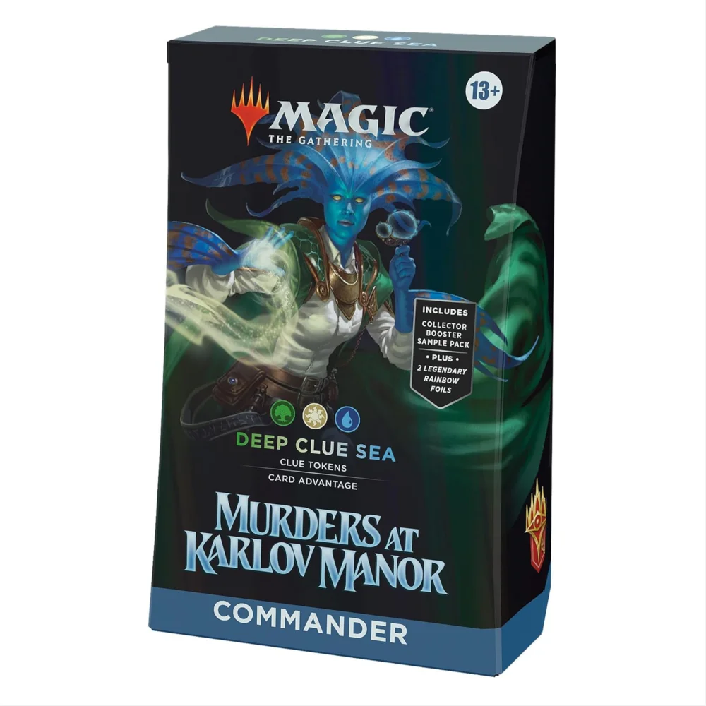 Magic: The Gathering Murders at Karlov Manor Deep Clue Sea Commander Deck Image 1