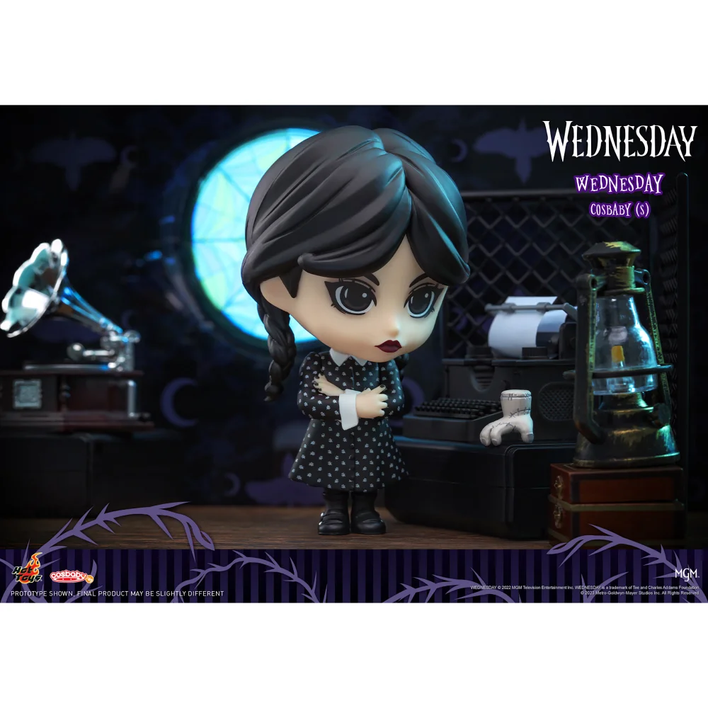 Hot Toys Wednesday Addams Cosbaby Figure Image 1
