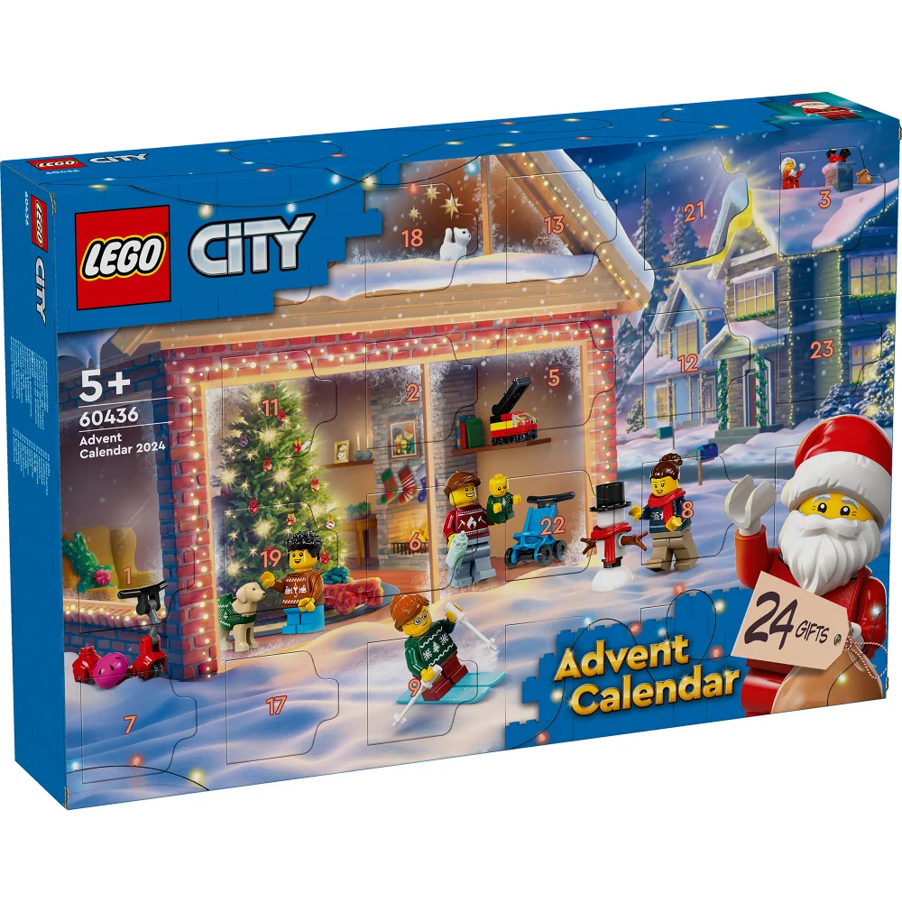 LEGO City Advent Calendar 2024 Christmas Toy Set 60436 Image 1