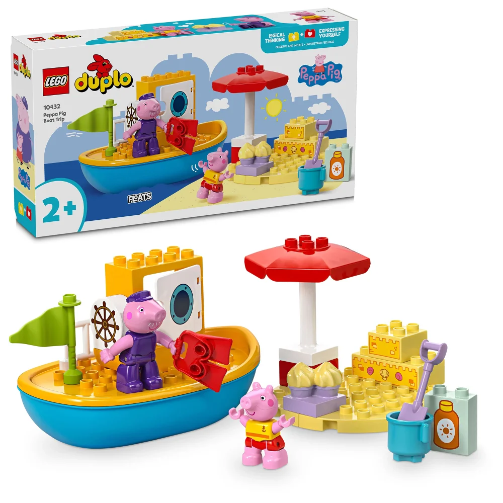 LEGO DUPLO Peppa Pig Boat Trip Toy for Toddlers 10432 Image 1