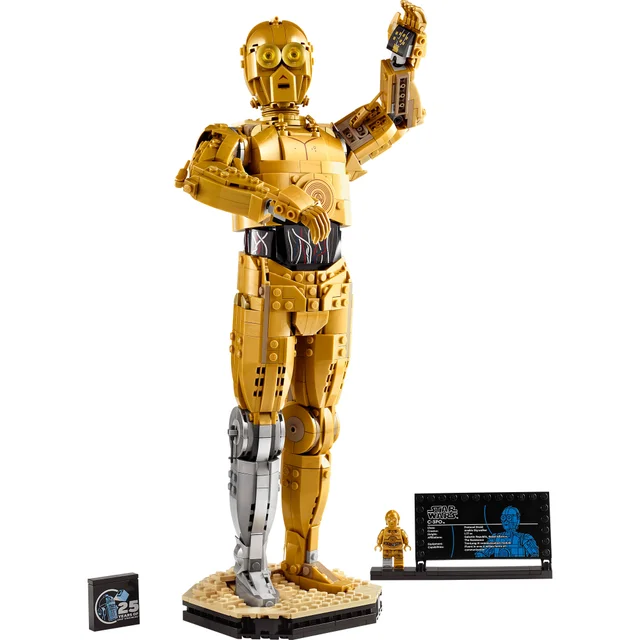 LEGO Star Wars C-3PO Character, Figure Set for Adults 75398
