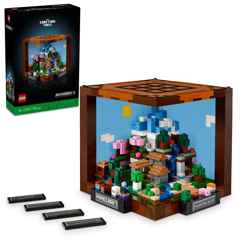 LEGO Minecraft The Crafting Table model Set for Adults 21265 Image 1