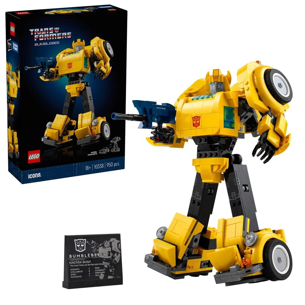 LEGO Icons Transformers Bumblebee Model Set for Adults 10338 Image 1
