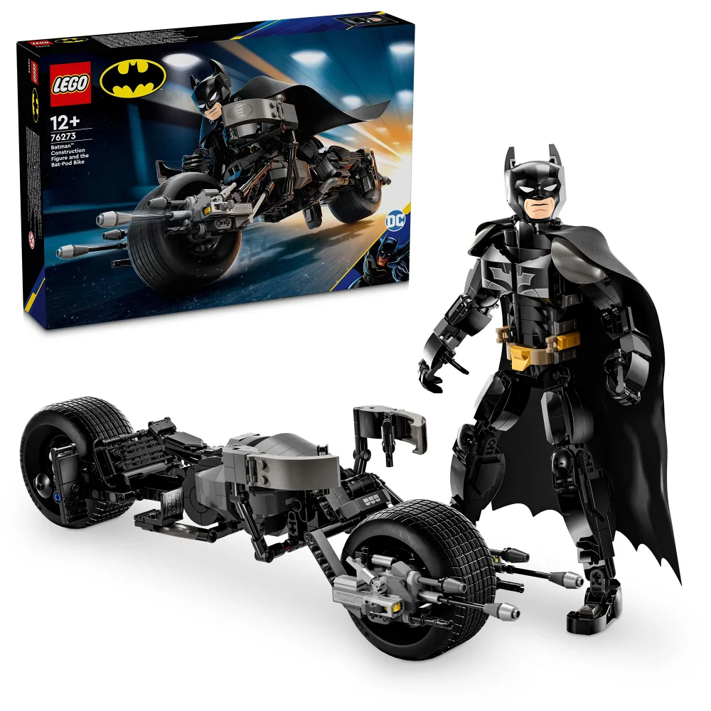 LEGO DC Batman: Batman Construction Figure & the Bat-Pod Bike 76273 Image 1