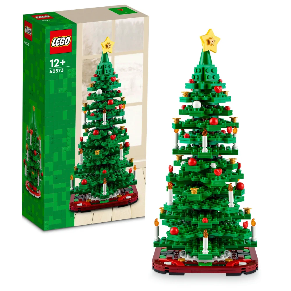 LEGO Christmas Tree Toy, Festive Decor Set for Kids 40573 Image 1
