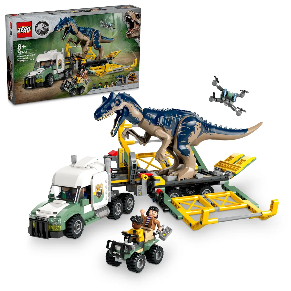 LEGO Jurassic World Dinosaur Missions: Allosaurus Transport Truck 76966 Image 1