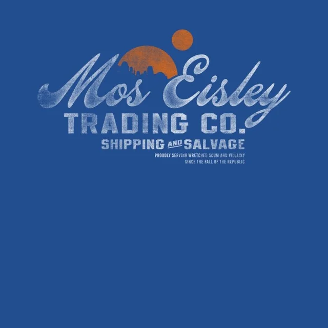 Star Wars Mos Eisley Trading Co Unisex T-Shirt - Blue