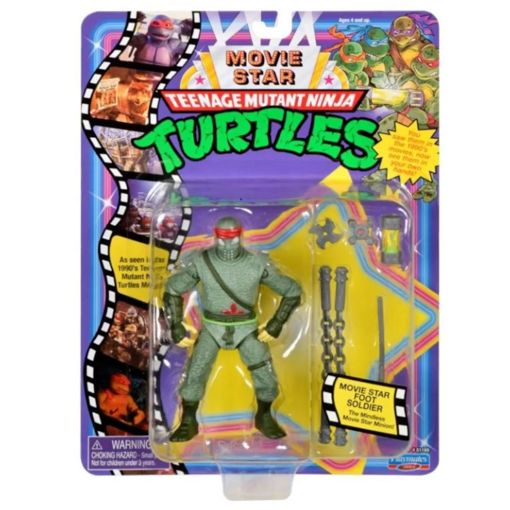 Teenage Mutant Ninja Turtles TMNT: 1991 Movie Star Action Figure: Foot Soldier Image 1