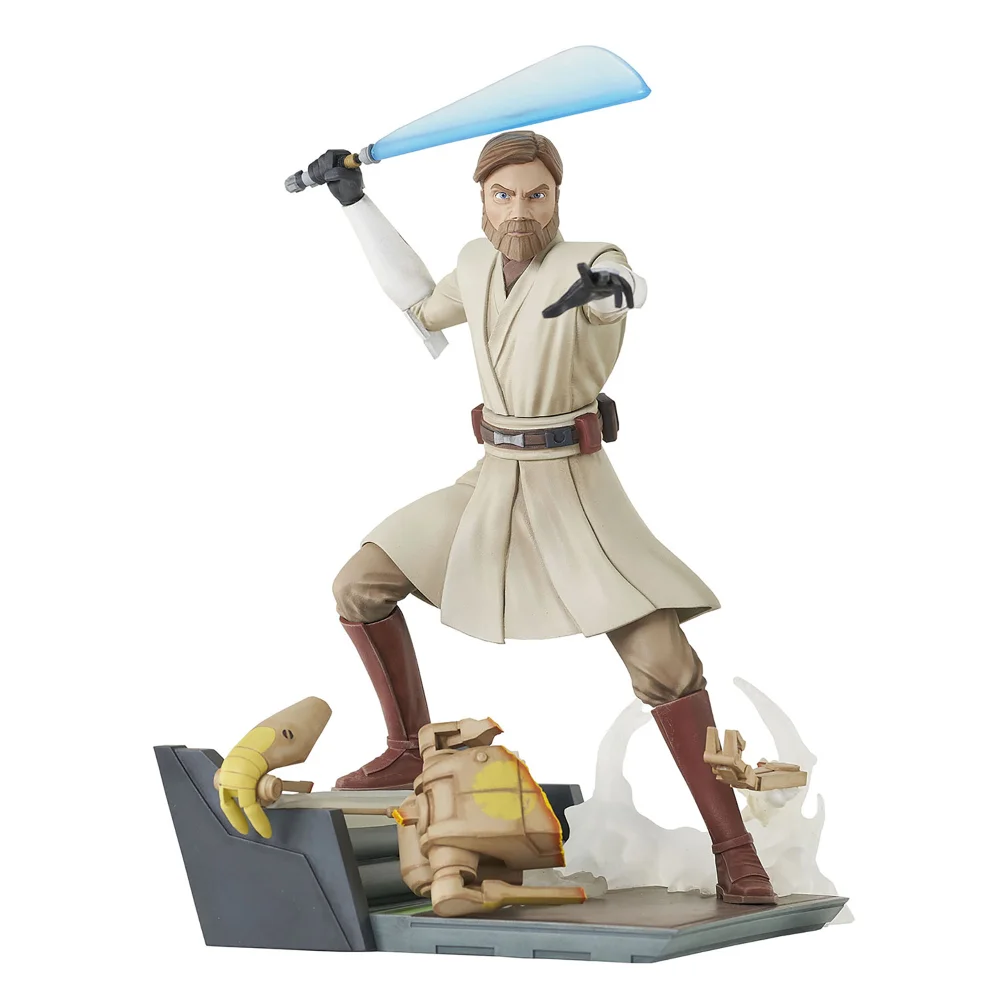 Gentle Giant Star Wars Gallery Clone Wars General Kenobi PVC Statue Image 1