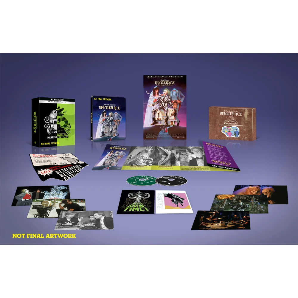Beetlejuice Zavvi Exclusive Collector's Edition 4K Ultra HD Steelbook Image 1
