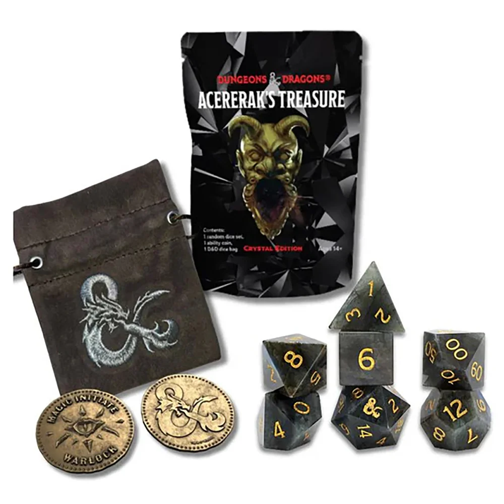 Acererak's Treasure Pack Crystal Edition Display - Dungeons and Dragons by Sirius Dice Image 1