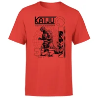 Godzilla Kaiju Unisex T-Shirt - Red - undefined undefined