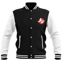 Ghostbusters EST. 1984 Varsity Jacket - Black/White - undefined undefined