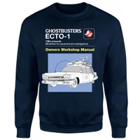 Ghostbusters Ecto-1 User Manual Sweatshirt - Navy - undefined undefined