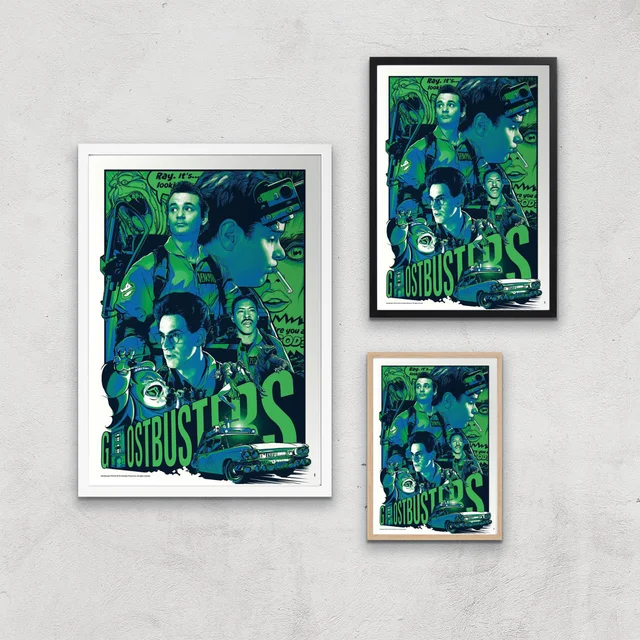Ghostbusters Joshua Budich Giclee Art Print