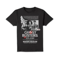 Ghostbusters Vintage Advert Unisex T-Shirt - Black