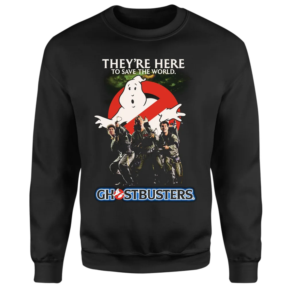 Ghostbusters Classic Poster Sweatshirt - Black - XL Image 1