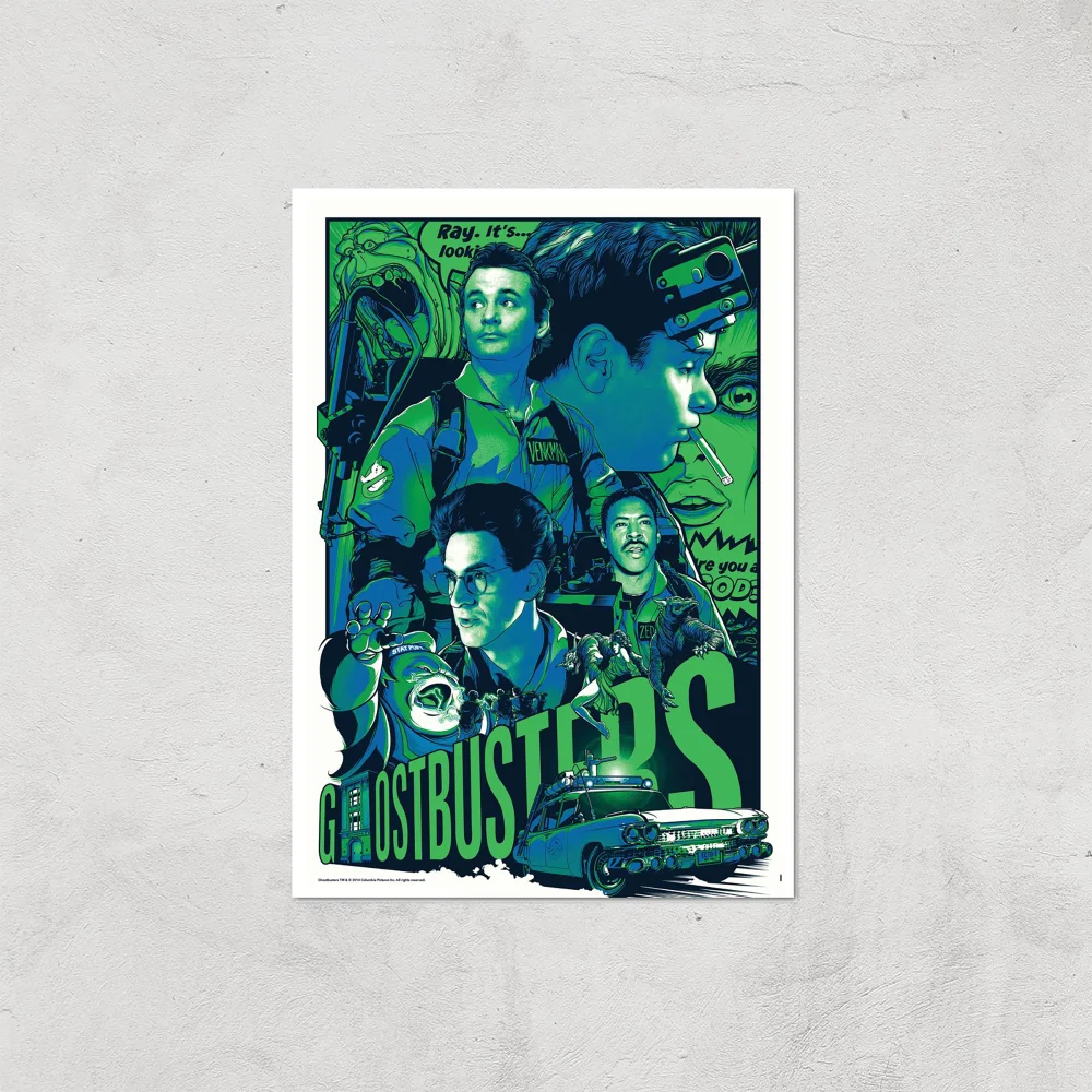 Ghostbusters Joshua Budich Giclee Art Print - A2 - Print Only Image 1