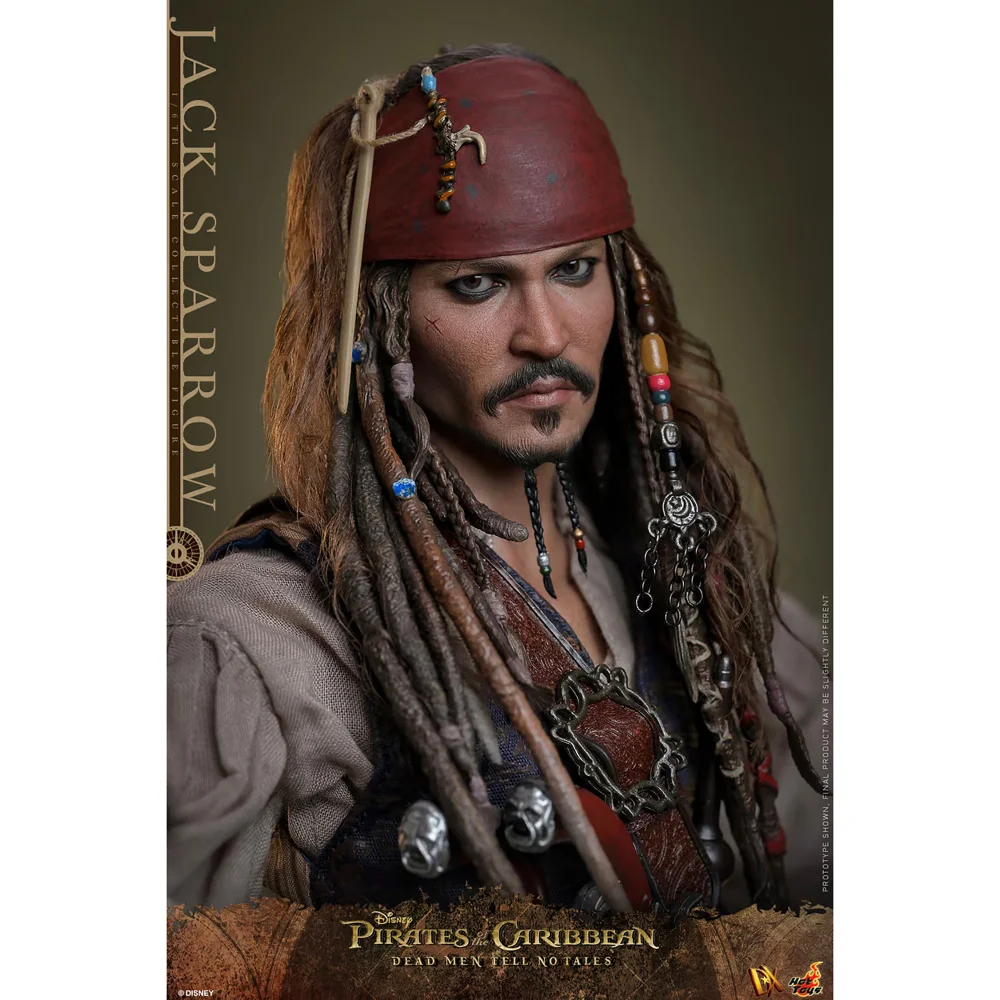 Hot Toys 1:6 Scale Pirates of the Caribbean: Dead Men Tell No Tales Jack Sparrow Statue Image 1