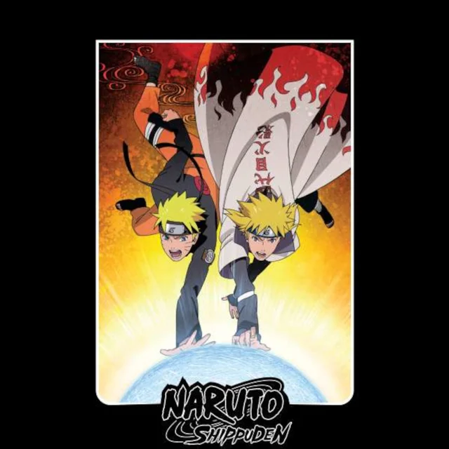 Naruto Fight Unisex T-Shirt - Black