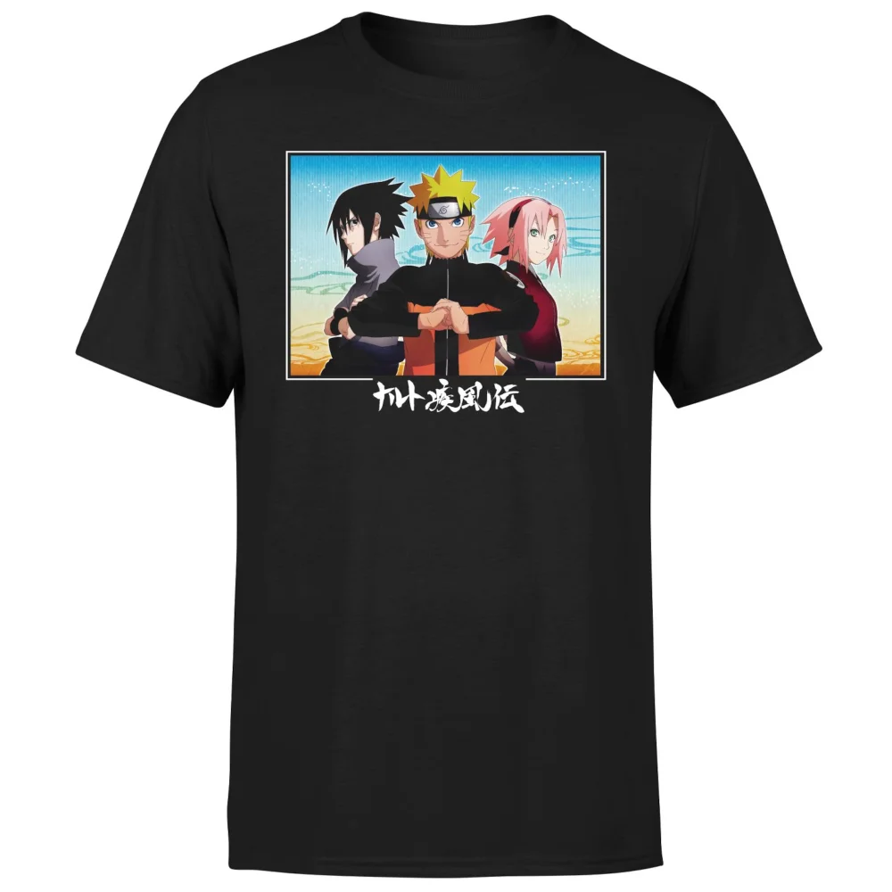 Naruto Team Unisex T-Shirt - Black - S Image 1