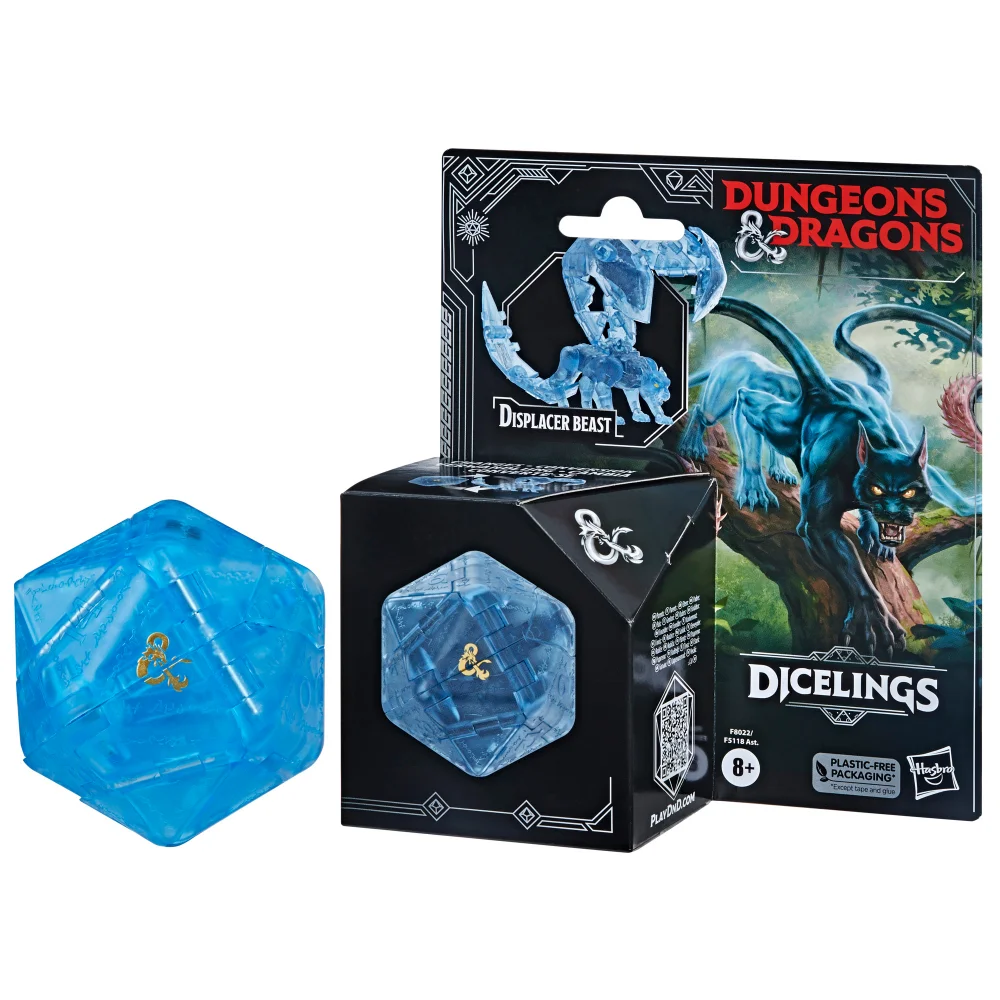 Dungeons & Dragons Dicelings Displacer Beast Collectible Action Figure Image 1