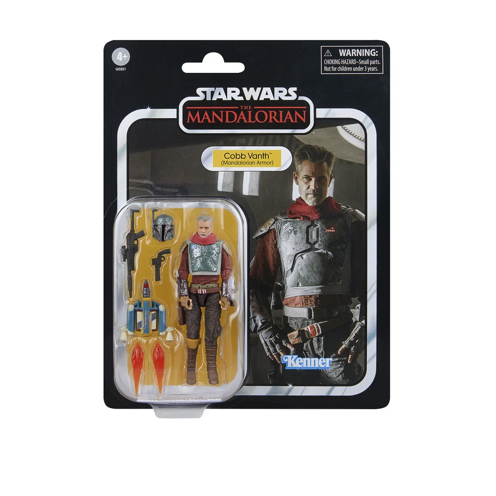 Star Wars The Vintage Collection Cobb Vanth (Mandalorian Armor), Deluxe The Mandalorian 3.75 Inch Action Figure Image 1