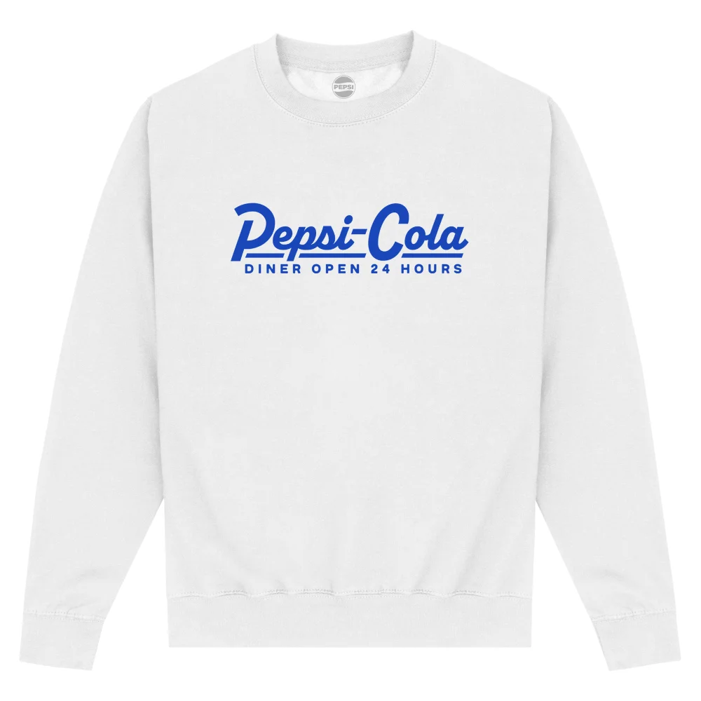 Pepsi Co. Ice Cold Pepsi Served Here! Sweatshirt - White - XL Image 1