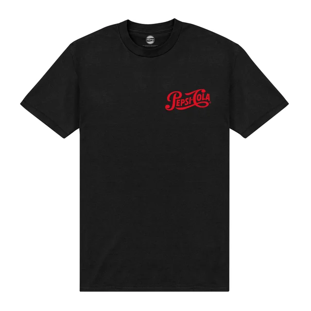 Pepsi Co. Retro Pepsi:Cola Poster Men's T-Shirt - Black