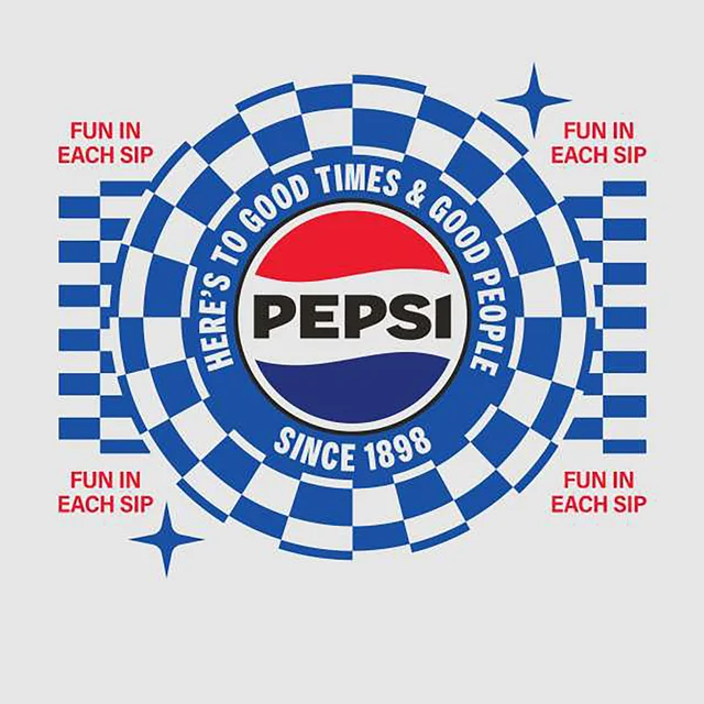 Pepsi Co. Good Times Men's T-Shirt - Grey