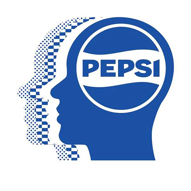 Pepsi Co. Logo Men's T-Shirt - White