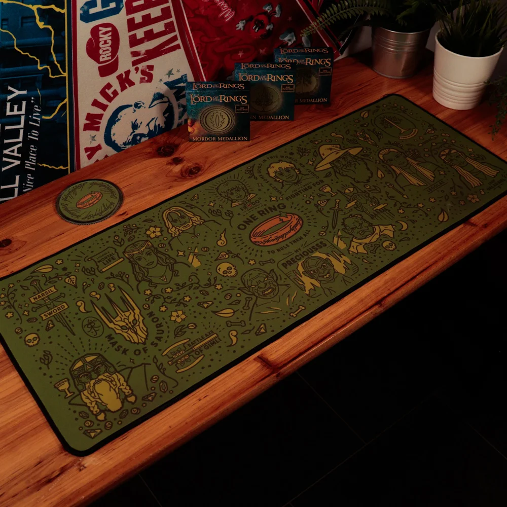 Lord of the Rings Desk Pad & Coaster Set Image 1