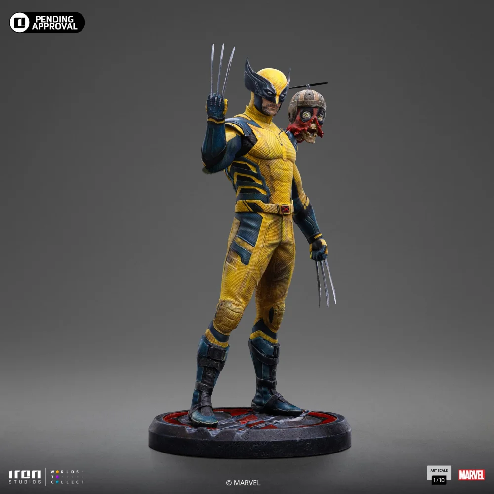 Iron Studios Marvel Deadpool & Wolverine 1/10 Art Scale Wolverine Statue Image 1