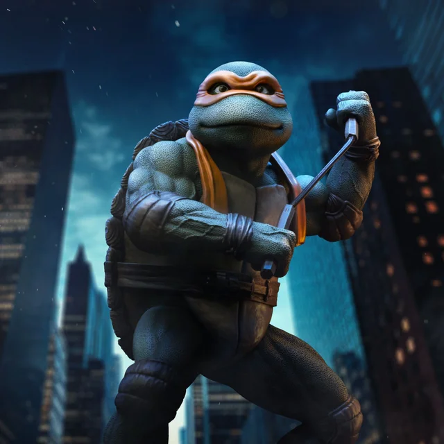 Iron Studios Teenage Mutant Ninja Turtles Michelangelo 1/10 Art Scale Statue