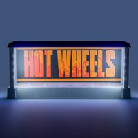 Hot Wheels Garage Display Case Light - undefined undefined