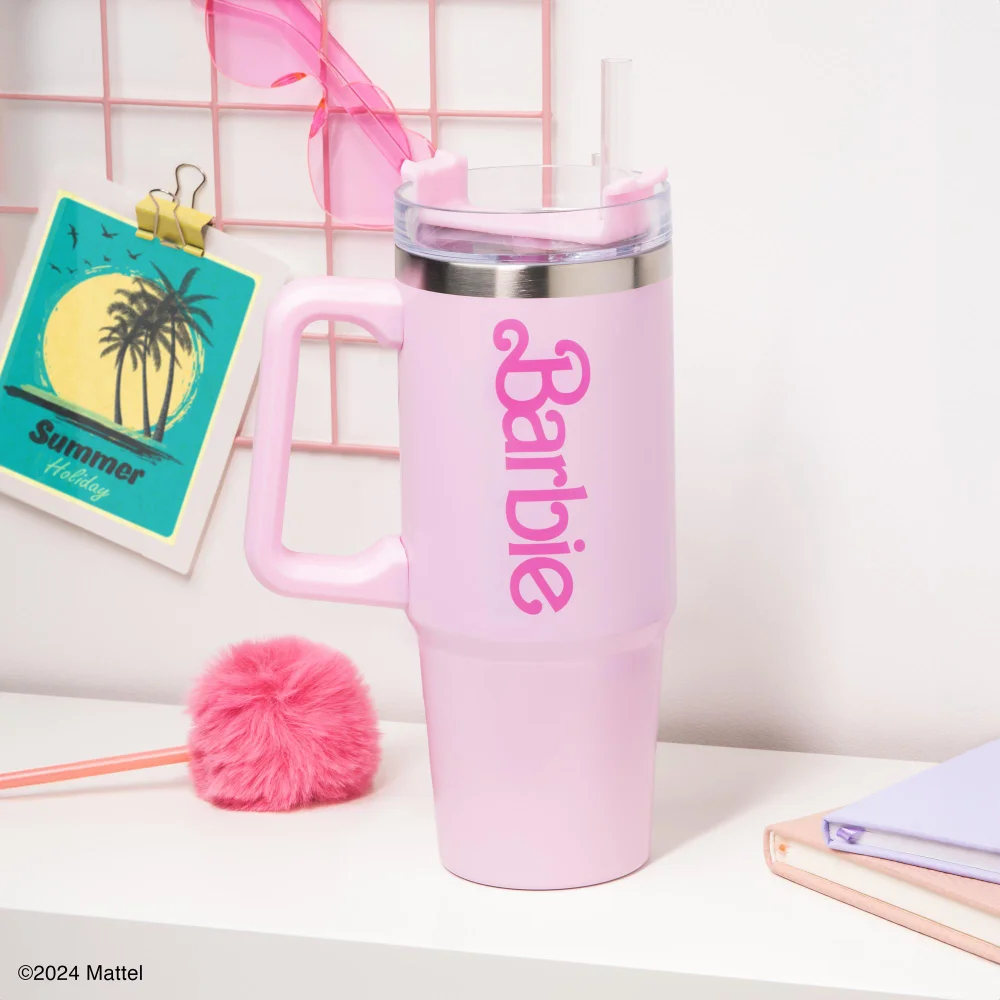 Barbie XL 1200ml Multiway Travel Cup with Straw Image 1
