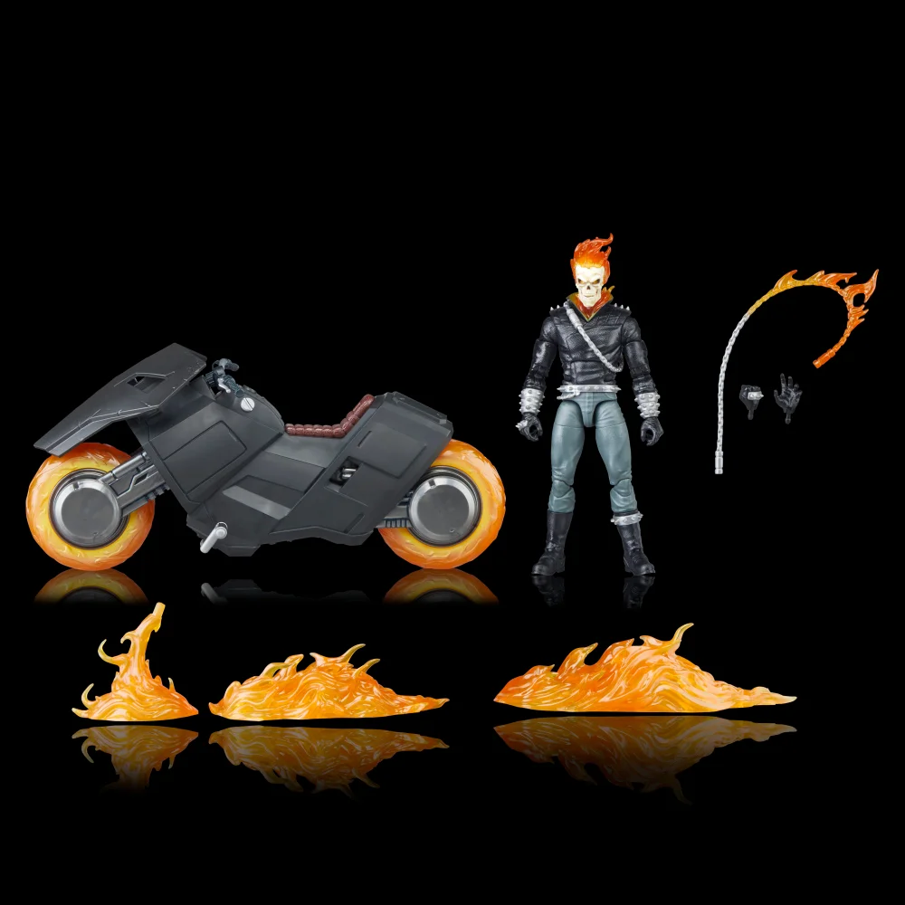 Hasbro Marvel Legends Series Ghost Rider, 6 Comics Collectible Action Figure with Motorcycle Hasbro Marvel Legends Series Ghost Rider, 6 Comics Collectible Action Figure with Motorcycle