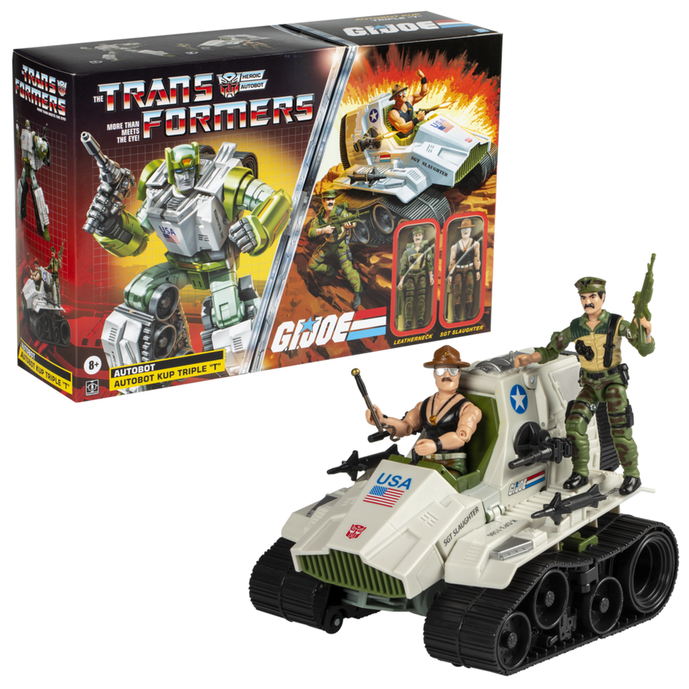 Hasbro Transformers Collaborative G.I. Joe x Transformers Autobot Kup Triple T Action Figure Image 1