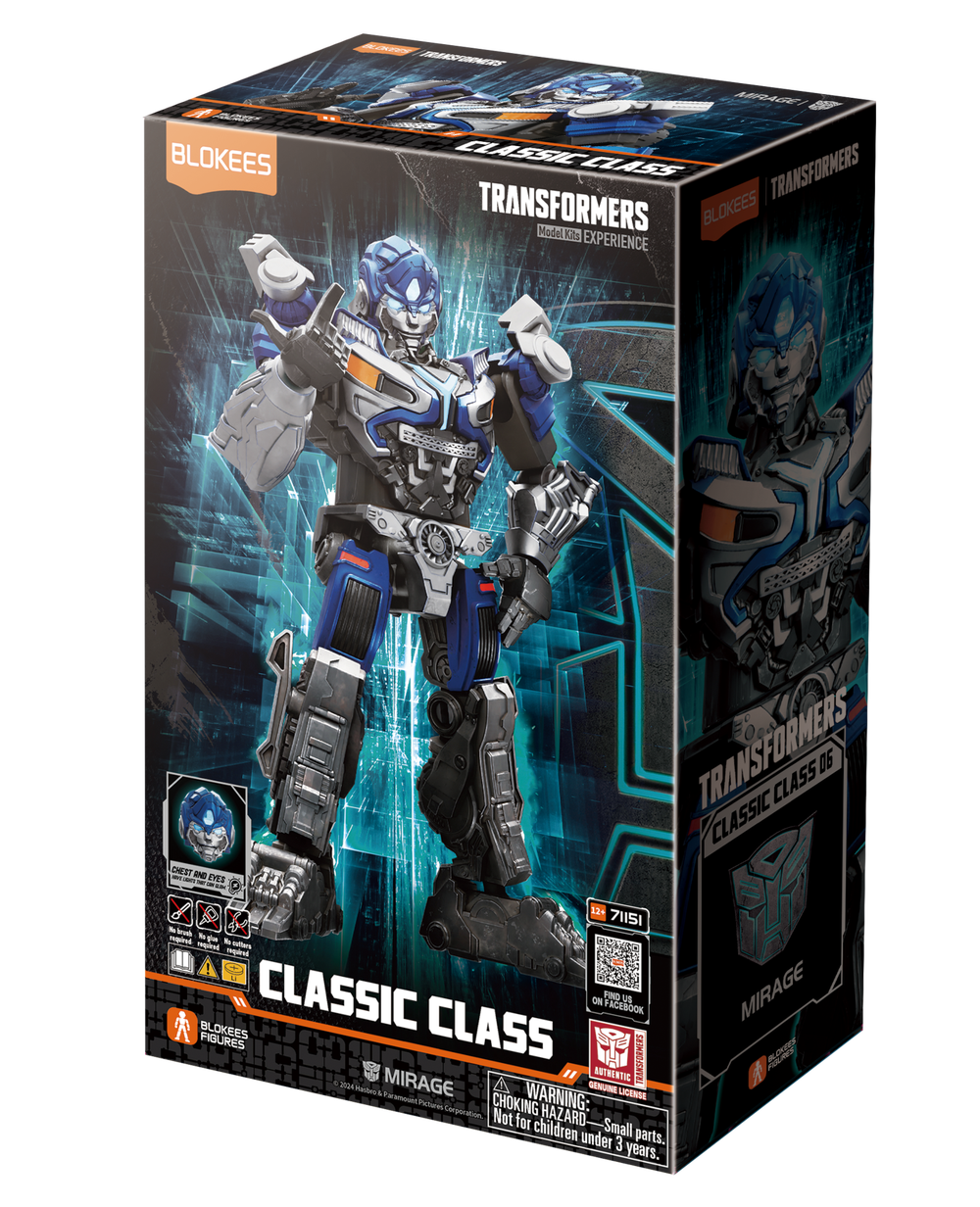 Blokees Figures Transformers Classic Class 06 Mirage Action Figure Image 1