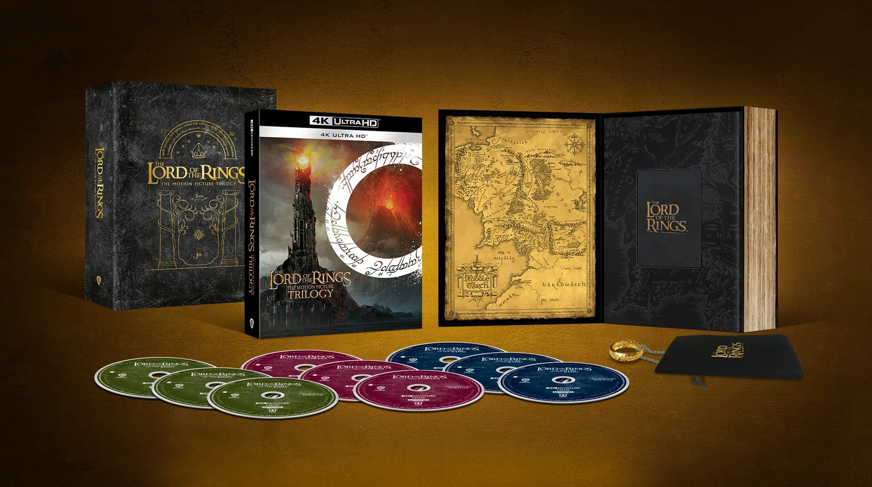 The Lord of the Rings Trilogy 'One Ring' Giftbox Special Edition 4K Ultra HD Image 1