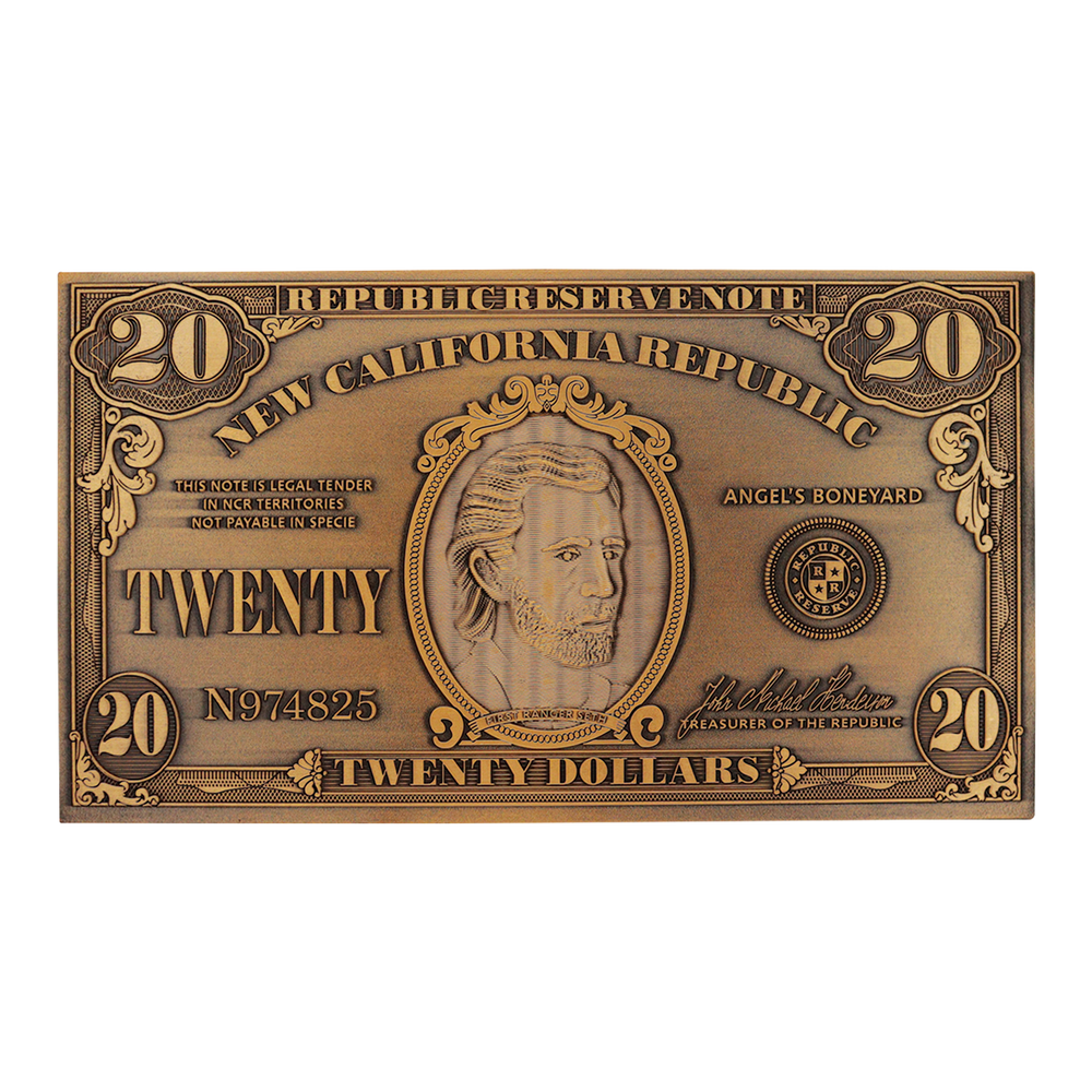 Fallout New Vegas Replica NCR $20 Bill Image 1
