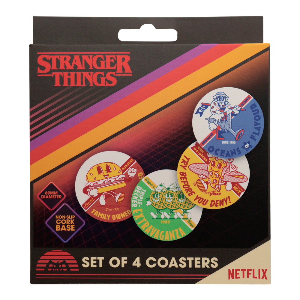 Stranger Things Coasters Image 1