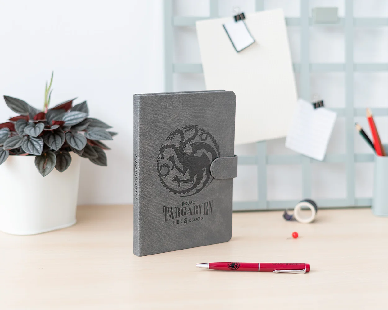 Game Of Thrones Targaryen House Premuim A5 Notebook With Projector Pen Image 1